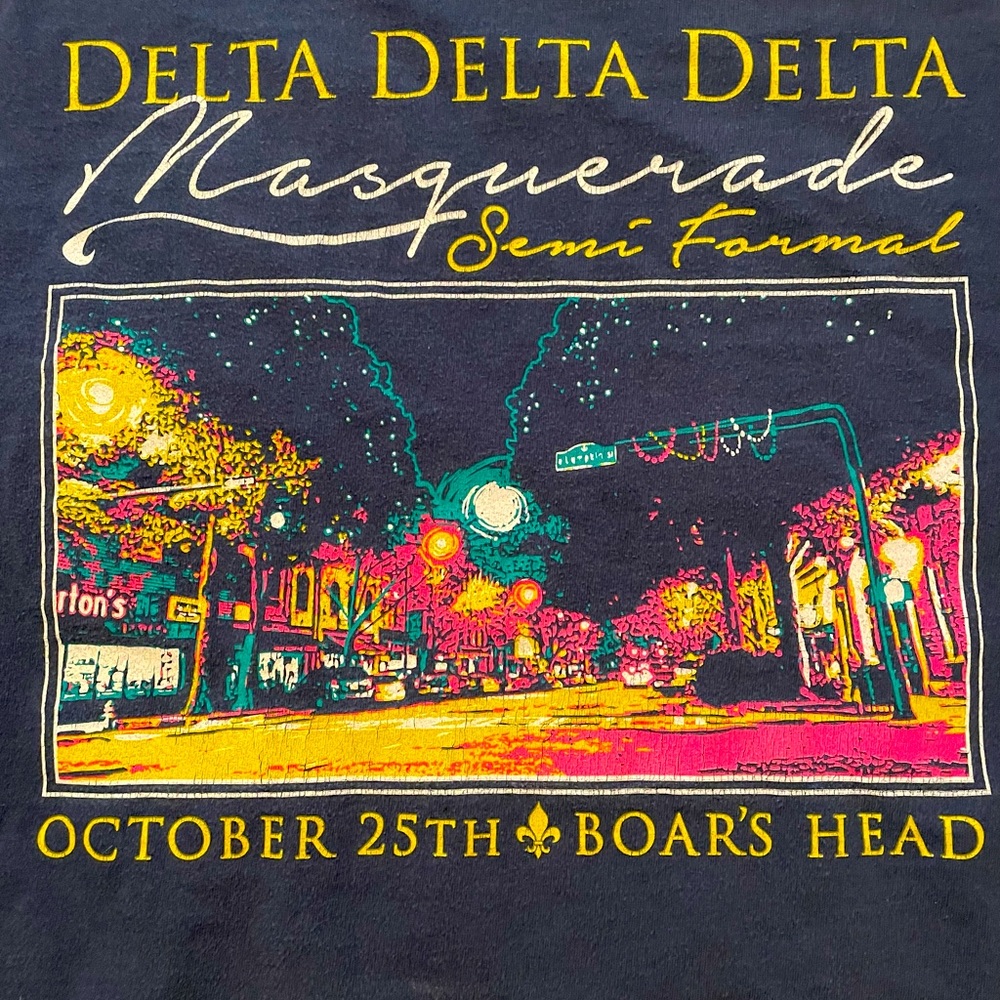 Tri-delta long sleeved tee shirt